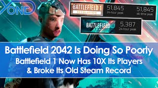 Battlefield 2042 Is Doing So Poorly Battlefield 1 Now Has 10X Its Players & Broke Old Steam Record
