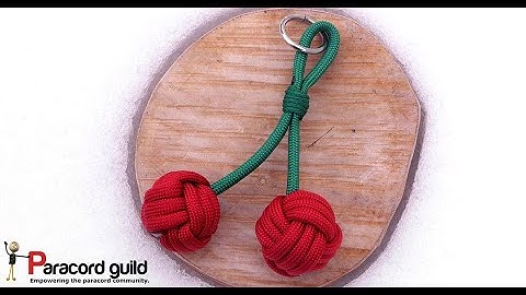 Paracord cherry key fob