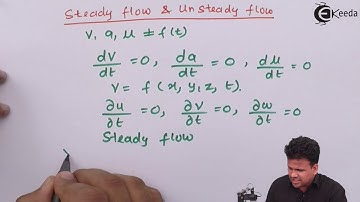 Steady and Unsteady Flow - Fluid Kinematics - Fluid Mechanics 1