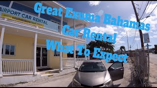 Renting A Car Great Exuma Bahamas What To Expect Airport Rental