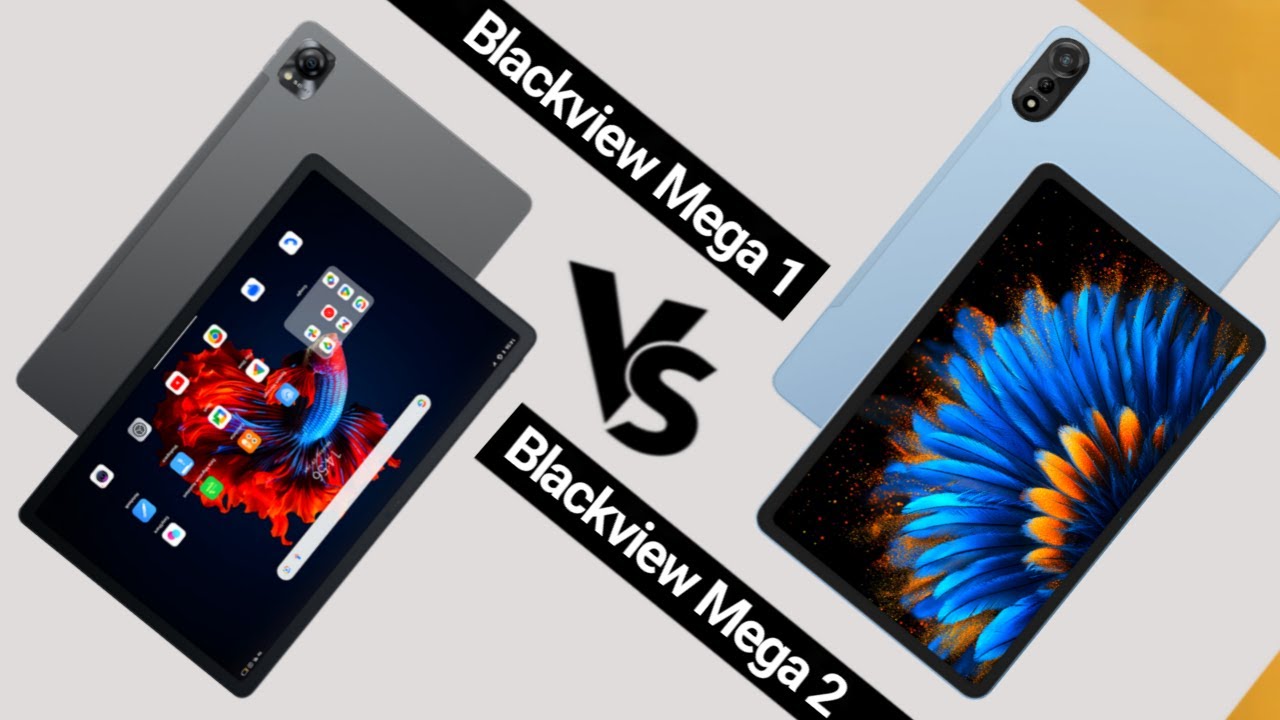 Blackview Mega 1 VS Blackview Meag 2 | AI-Tablet in Action