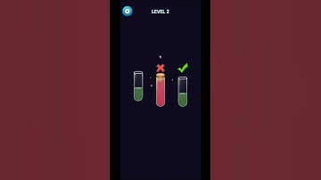 SORTPUZ Game Level 2  Relaxing Colour Sorting Puzzle Gameplay #puzzlegame #sortpuz #shorts