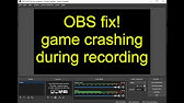 Obs Crashes Minecraft I Fixed It D Youtube