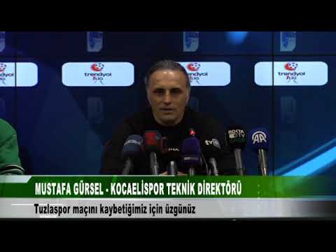 MUSTAFA GÜRSEL KOCAELİSPOR TEKNİK DİREKTÖRÜ