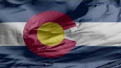 🏳️State Flag of Colorado & State Song | USA  🏳️