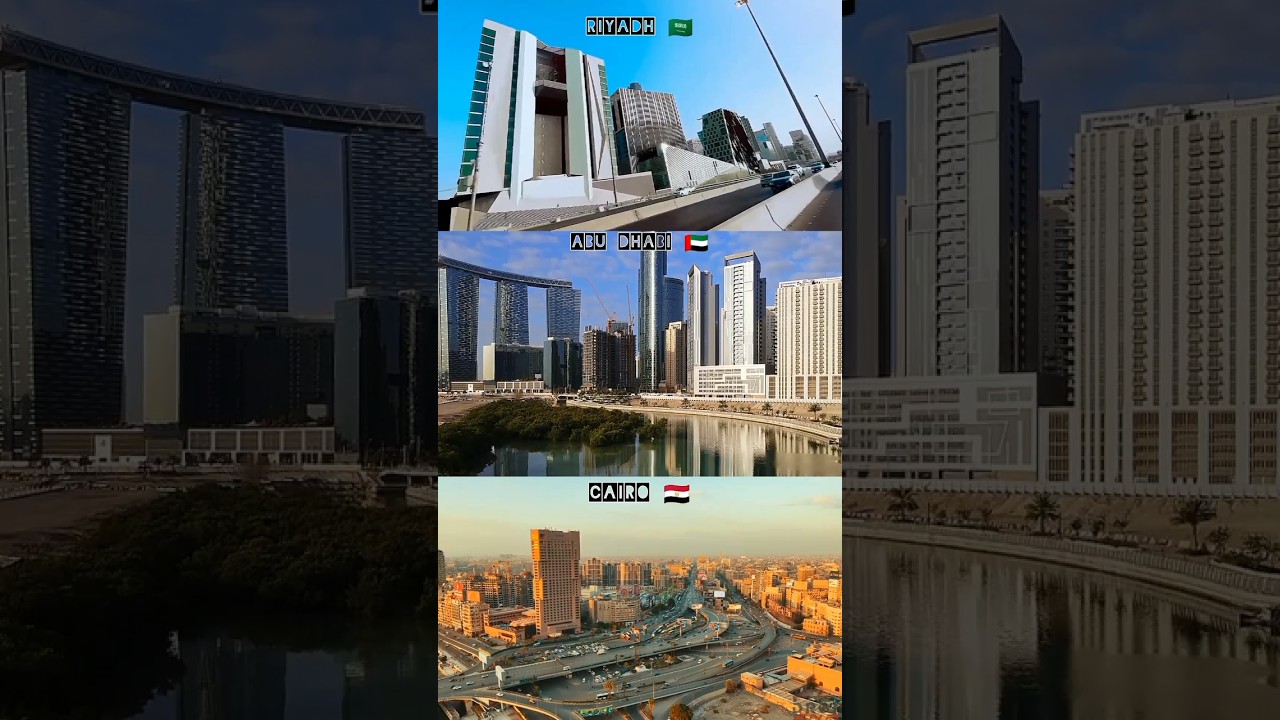 Riyadh 🇸🇦 V's Abu Dhabi 🇦🇪 V's Cairo 🇪🇬 