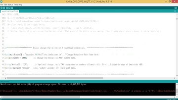 18 – 6.2.3 GPS+GPRS Tracker code / TRRAK – IOT MQTT GPS tracker tutorial