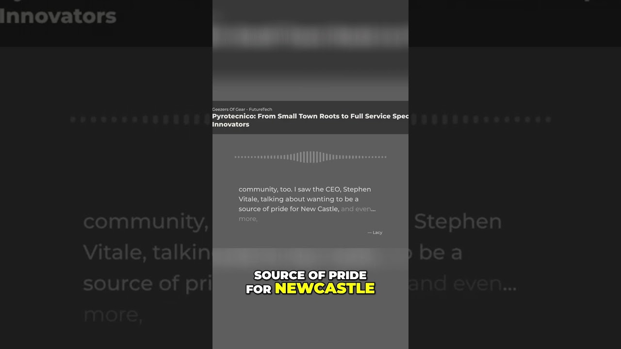 Pyrotecnico Fireworks: A Family Legacy Since 1920s! #shorts