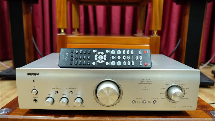 Đánh giá amply denon pma-800ne