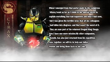 UMKD ultimate mortal kombat deception - Cyrax gameplay + ending