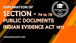Public Documents Under Indian Evidence Act Section 74 to 78