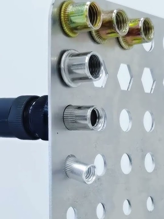 Round and hexagonal holes #master #nukus #riveting #hexagonal