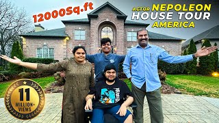 Actor Nepoleon's House Tour in America 🤩 - Irfan's View