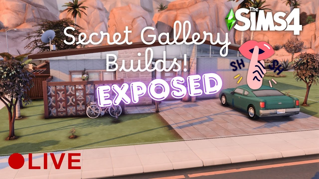 🤫Secret Gallery Builds EXPOSED!! Sims 4 Build Tours