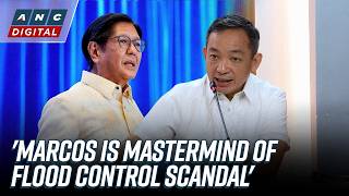 Tinio rejects 'mastermind Romualdez script', says Marcos 'mastermind' of flood control scam | ANC