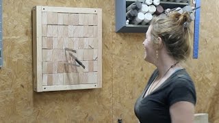 Making an End Grain Knife Throwing Target