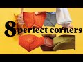 8 Professional Ways to Sew Perfect Bag Corners | Sewing Tutorial.🧵🪡