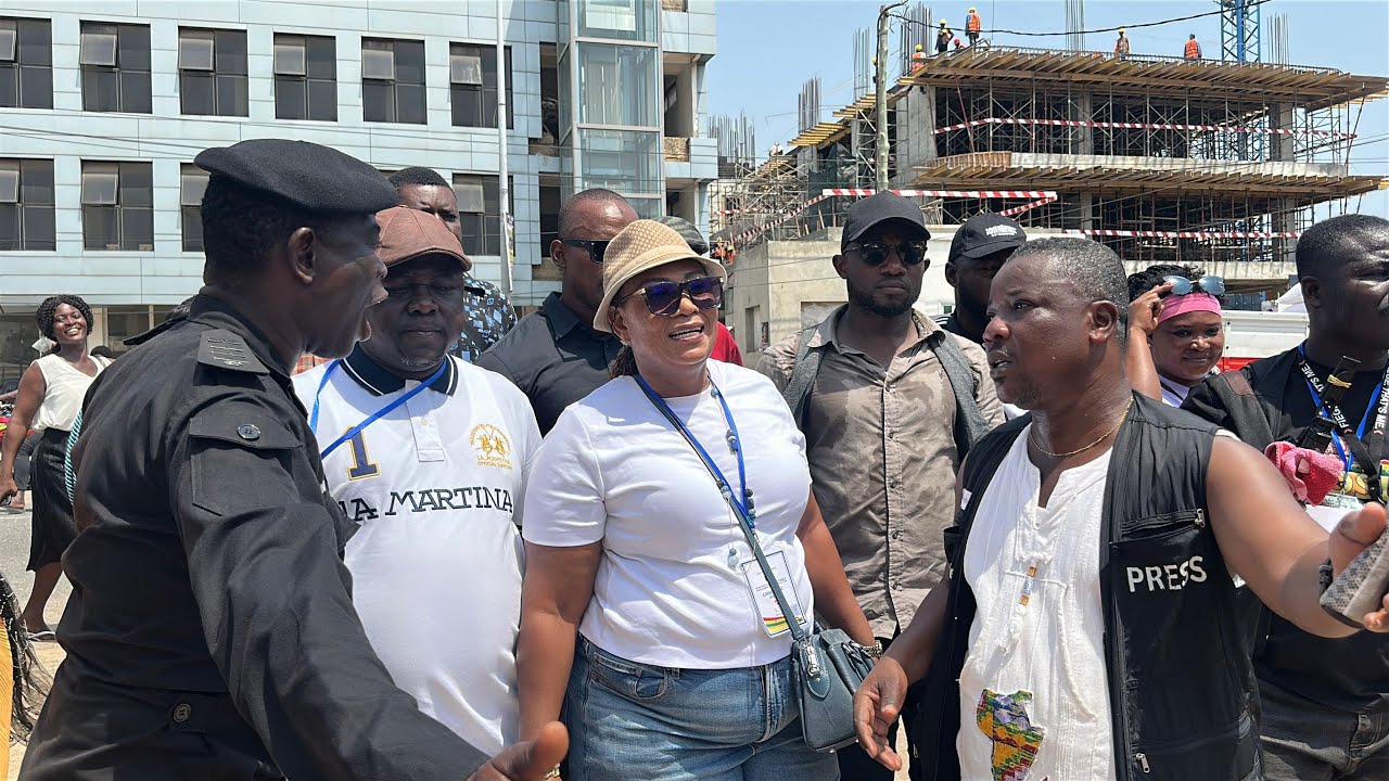 Even With Heavy Security InWas Still Beaten Hawa Koomson Laments As She Storms Ayawaso East  