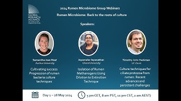 RUMEN MICROBES: BACK TO THE ROOTS OF CULTURE - Session 1