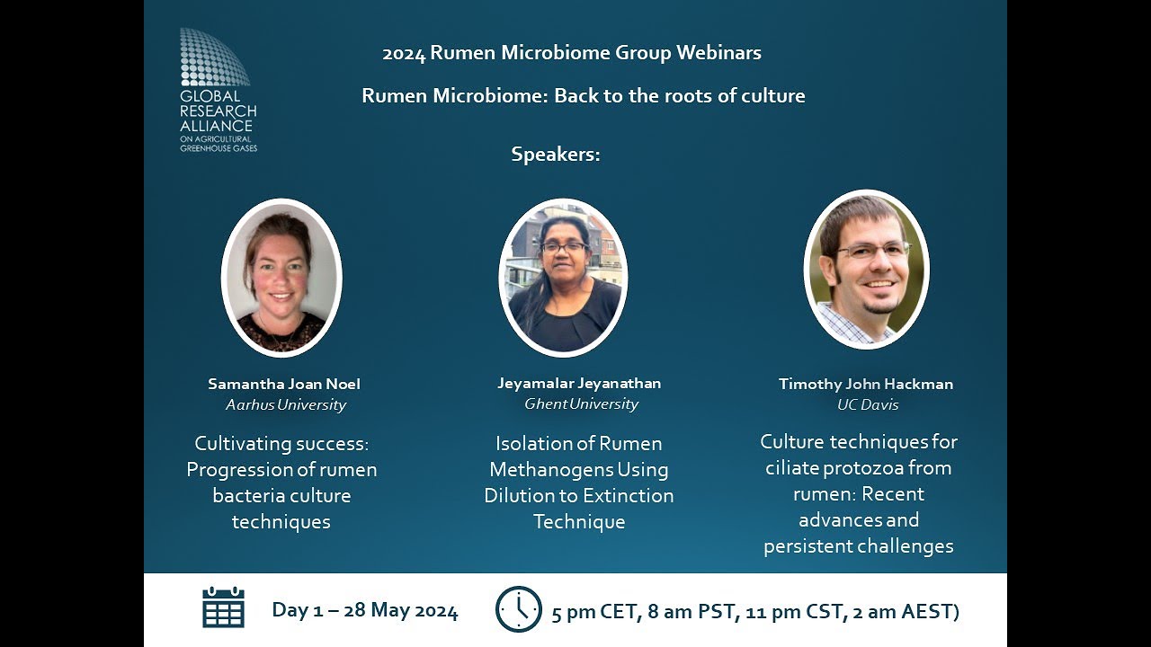 Ayn Rumen RUMEN MICROBES: BACK TO THE ROOTS OF CULTURE - Session 1 - YouTube