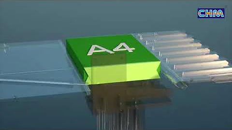 Full atuo A4 copy paper sheeter and packaging machine #a4copypaperprodutionline #chmmachinery