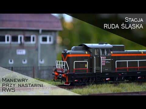 Stacja Ruda Śląska - manewry w okręgu nastawni RWS