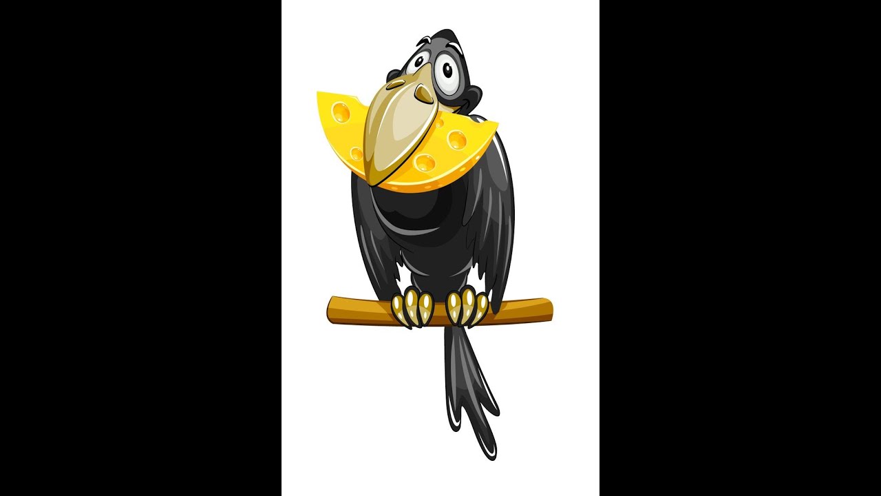 Анекдот про "Ворону и сыр" - YouTube