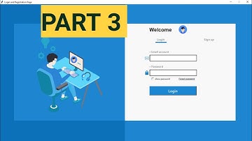 Part 3 | Registration and Login Page System with Forgot Password in Python Tkinter to Database