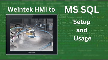 Weintek HMI to MS SQL setup and usage- EasyBuilder Pro