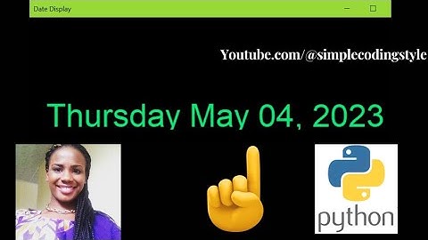 How to Write a Python Program to Display the Current Date #python