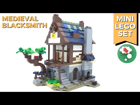 Mini LEGO Old Fishing Store (TUTORIAL) 