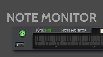 Note Monitor - Rack Extension for Reason by Tonicmint
