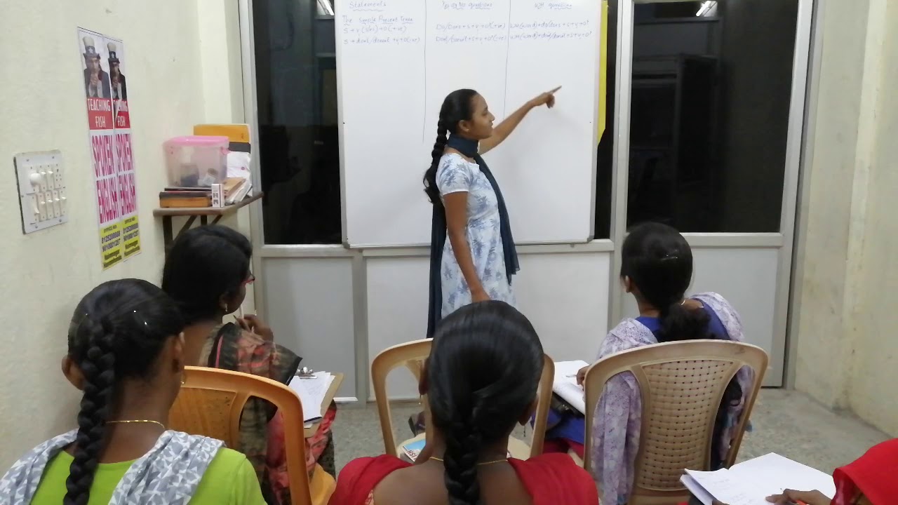 TEACHING FISH Spoken English institution in Hanamkonda. Grammar through