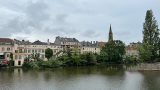 Metz France city walk in 4K