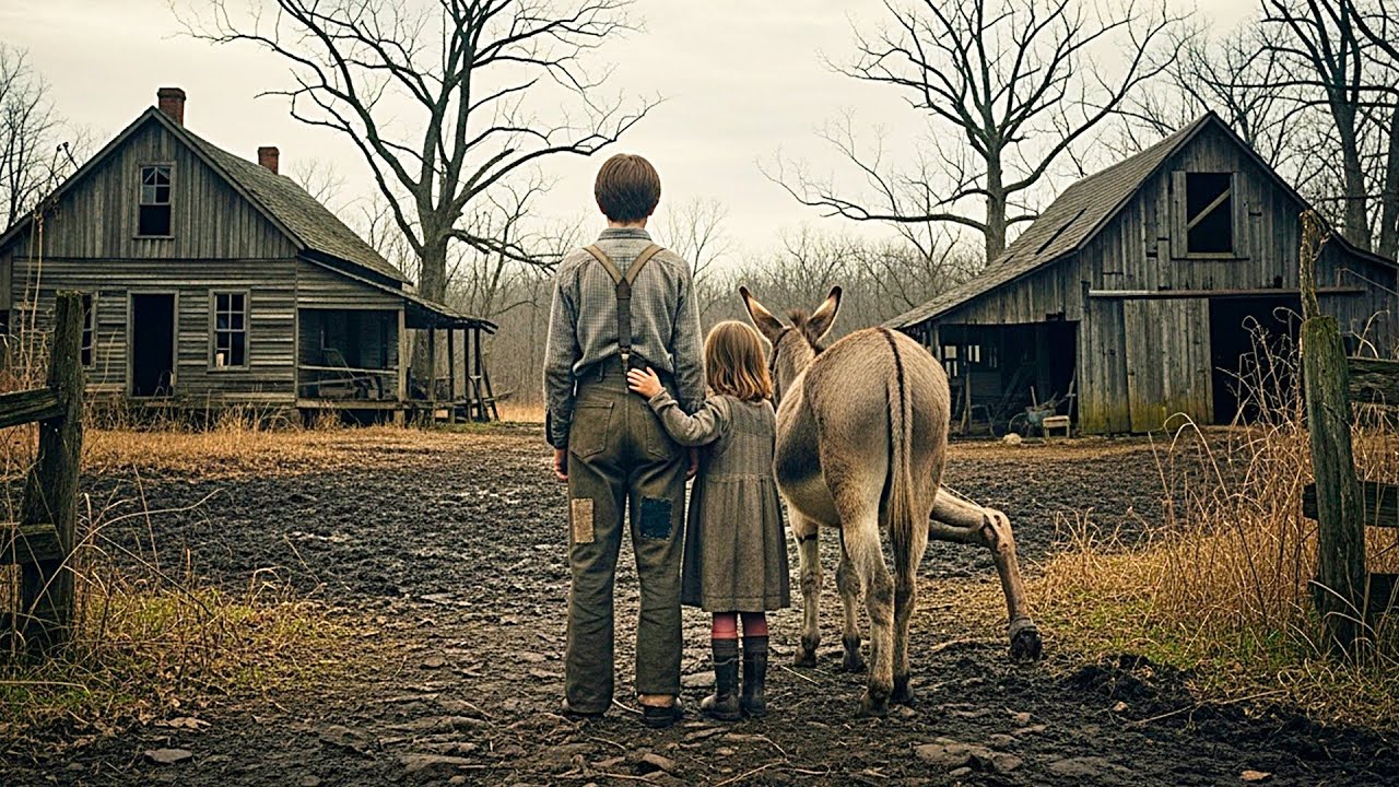 Dos Hermanos Huérfanos Y Un Burro Cojo Llegaron A Una Granja Que Nadie Quería — Lo Que Hicieron Impa