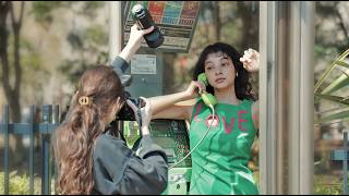 Photoshoot in A Japanese Phone Booth
