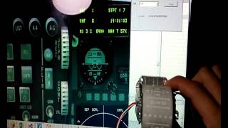 [2016-03-24] First synch test of SAI pitch indicator.