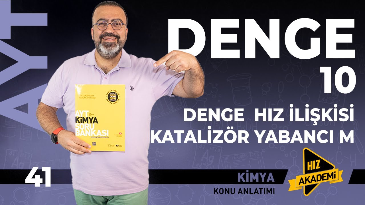AYT - Kimyasal Tepkimelerde Denge - 10. bölüm | Dengeye Etki Eden Faktörler 5 - 140 Soru!