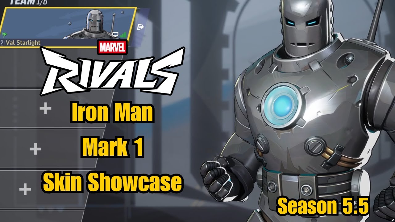 Iron Man | Mark 1 Skin Showcase | Marvel Rivals Gameplay Season 5.5 ...