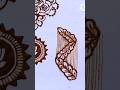 leaf mahendi border design #newmahendi #mehndi #shortsfeed #shortsvideo