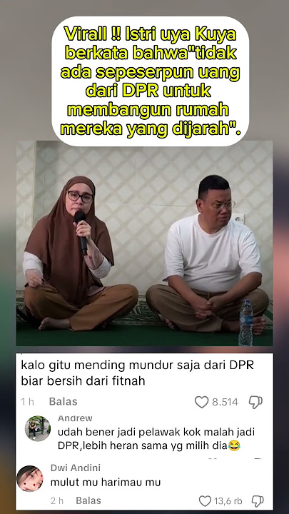 Kata Astrid uang dari DPR tidak ada dipakai untuk membangun rumah.  #shorts