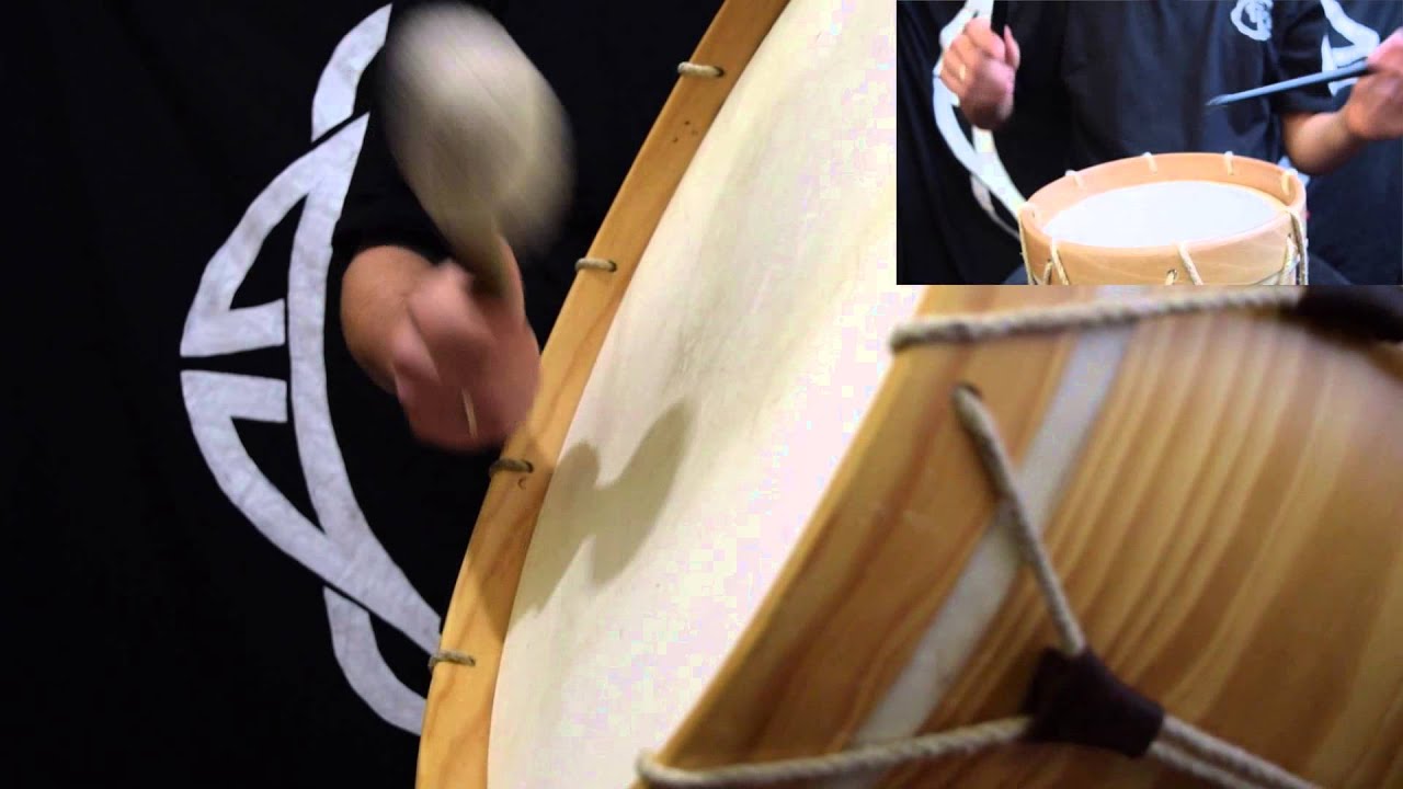 Clases de Bombo y Tambor Gallego: Ritmo Básico de Jota Media