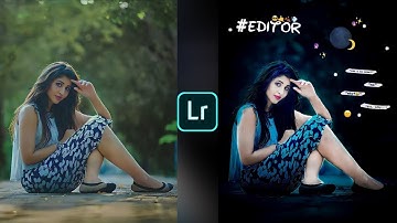 Lightroom soft dark effect photo editing tutorial | Lightroom background colour change