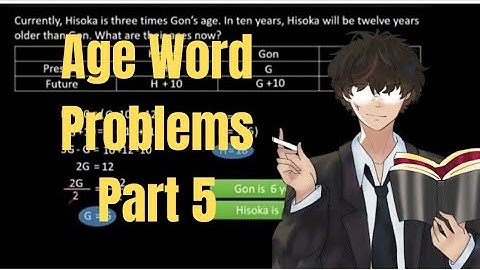 Age Word Problem Example | Mastering Mathematical Challenges - Part 5