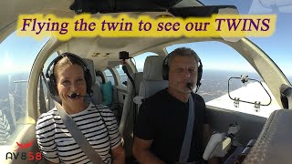 Flying the twin to see our TWINS at East Carolina University