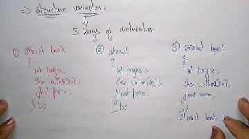 structures in c programming | Declaration | | Simple Program | C Programming | Lec-58