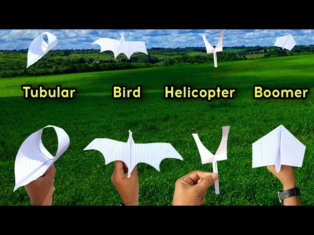 best 4 flying bird helicopter, 4 new helicopter toy, best paper flying plane, notebook plane, class=