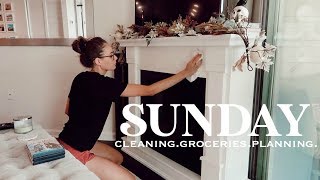 Productive SUNDAY | cleaning, grocery haul, weekly planning, & self care (ft. HiSmile)