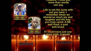 Terrance Edward ~ Memorial