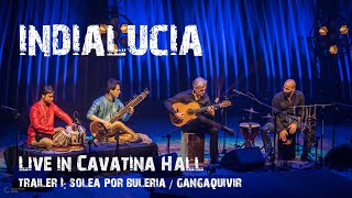 Indialucia in Cavatina Hall, solea por buleria, flamenco, carnatic, hindustani fusion.